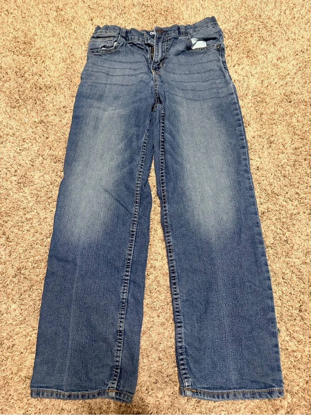 OshKosh B'gosh Boys Straight Leg Jeans - Dark Blue Denim 3 -pk